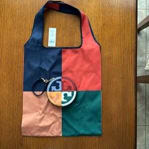 NWT Tory Burch packable nylon tote